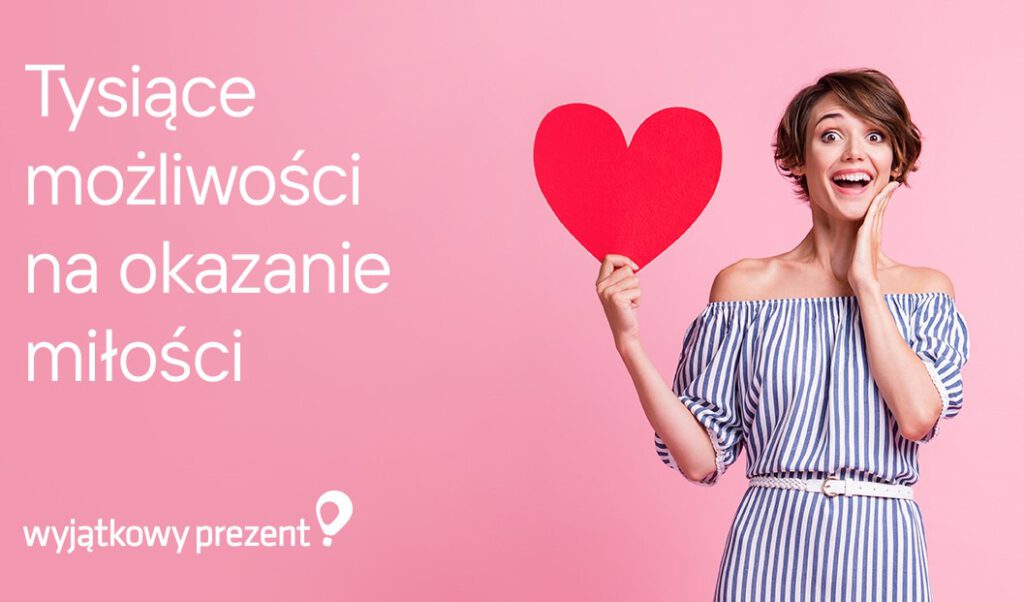 Baner prezenty walentynkowe.